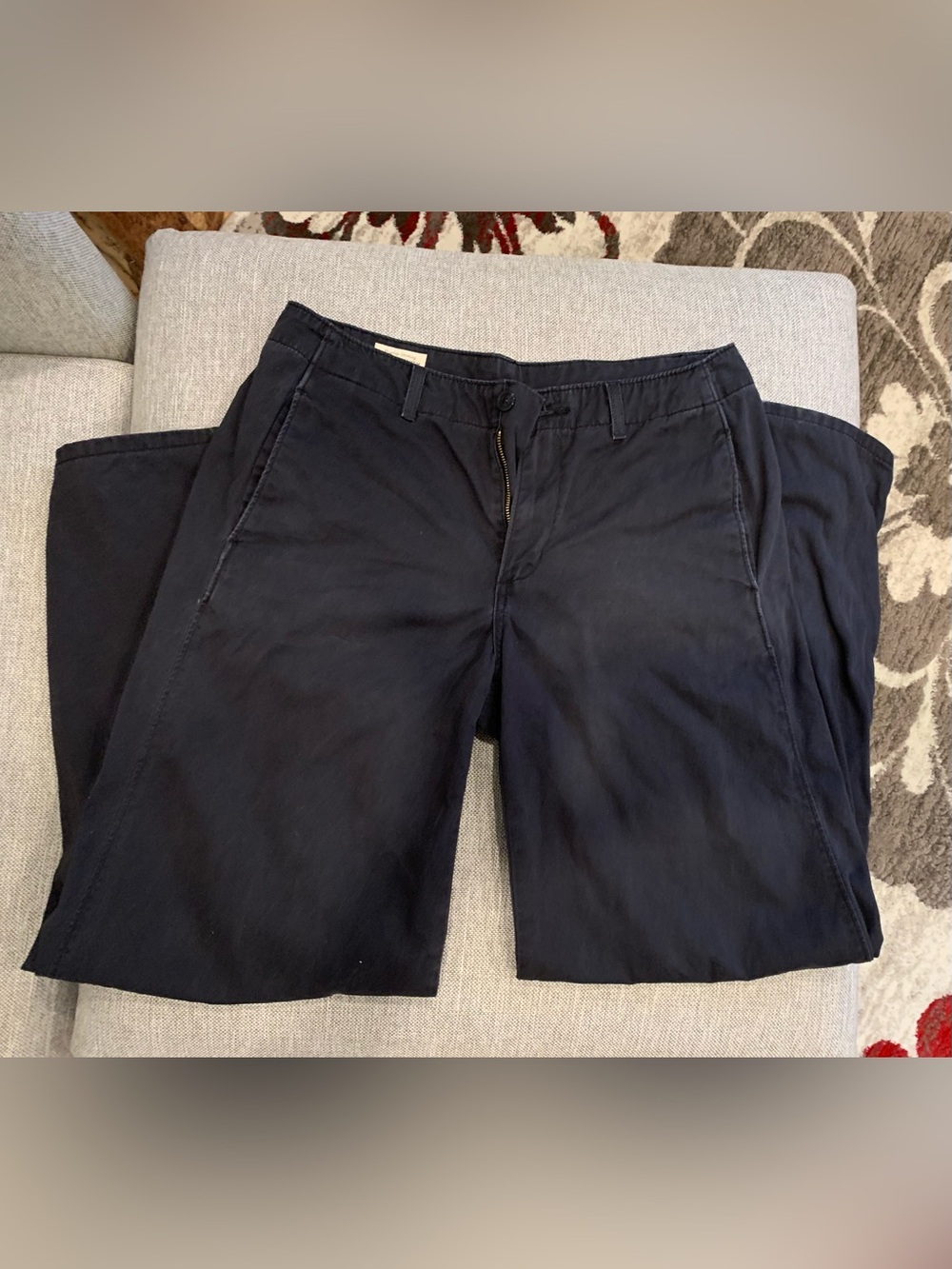 Levi's Wide Leg Pants in Black Chinos